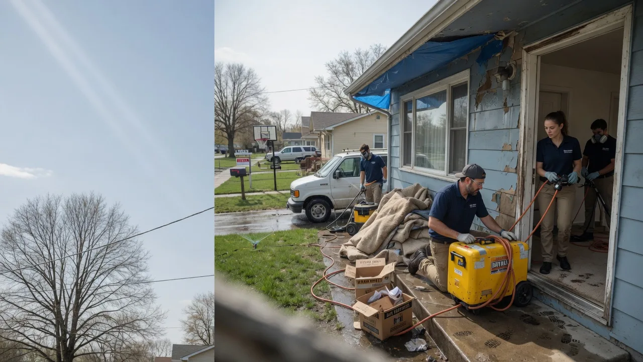 Basement Flood Cleanup in Nortonville, KS near me